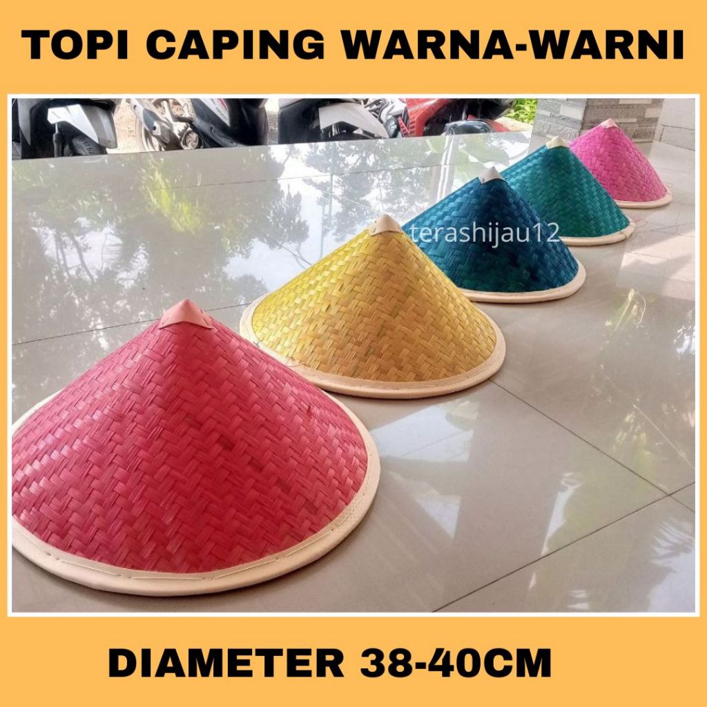 Topi Caping warna warni ,topi caping anak dan dewasa,caping warna anak anak MURAH