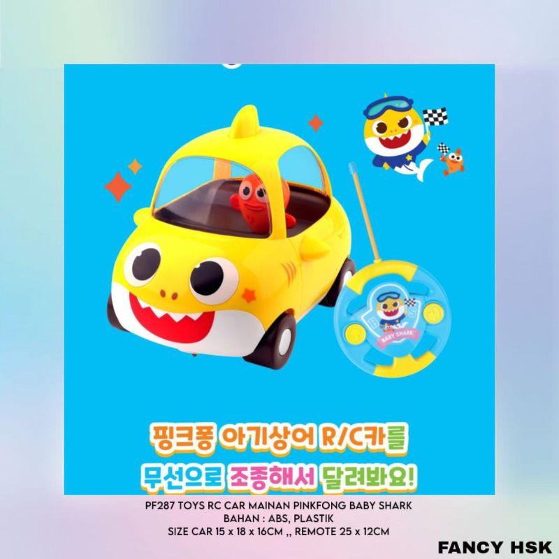 TOYS RC CAR MAINAN PINKFONG BABY SHARK PF287