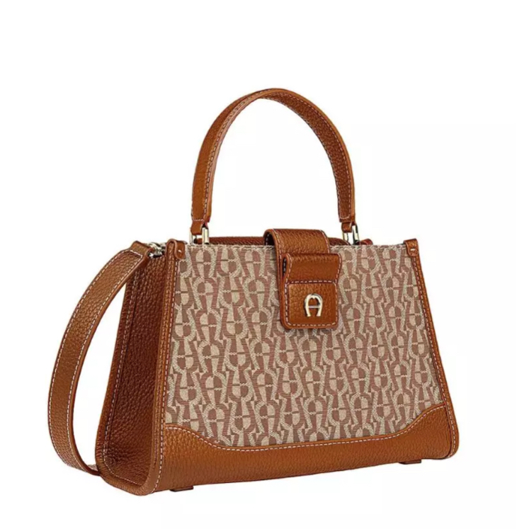 Tas Wanita Aigner Emea Top Handle Cognac