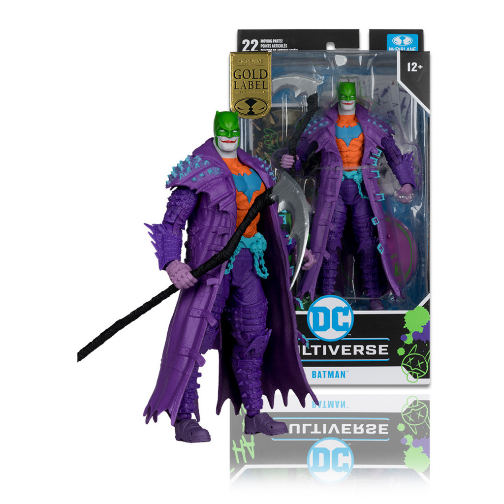 McFarlane Toys Batman (Dark Knights: Death Metal) Jokerized Gold Label 7" Figure
