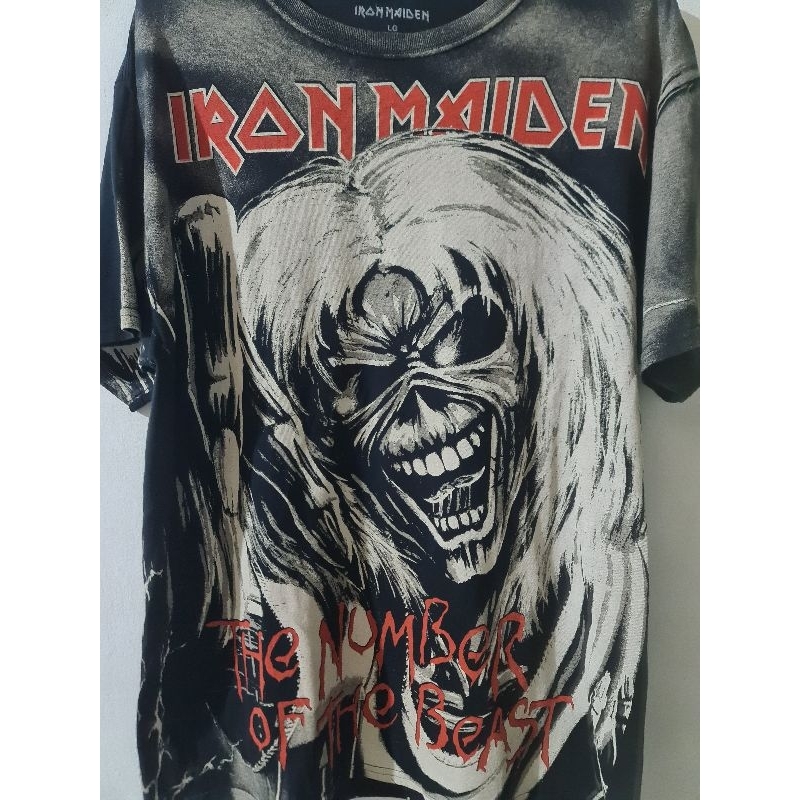 iron maiden AOP tshirt original