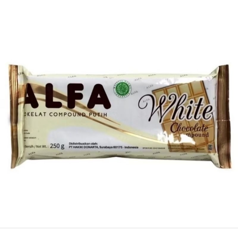 

Cokelat Compound Putih White ALFA 250gr