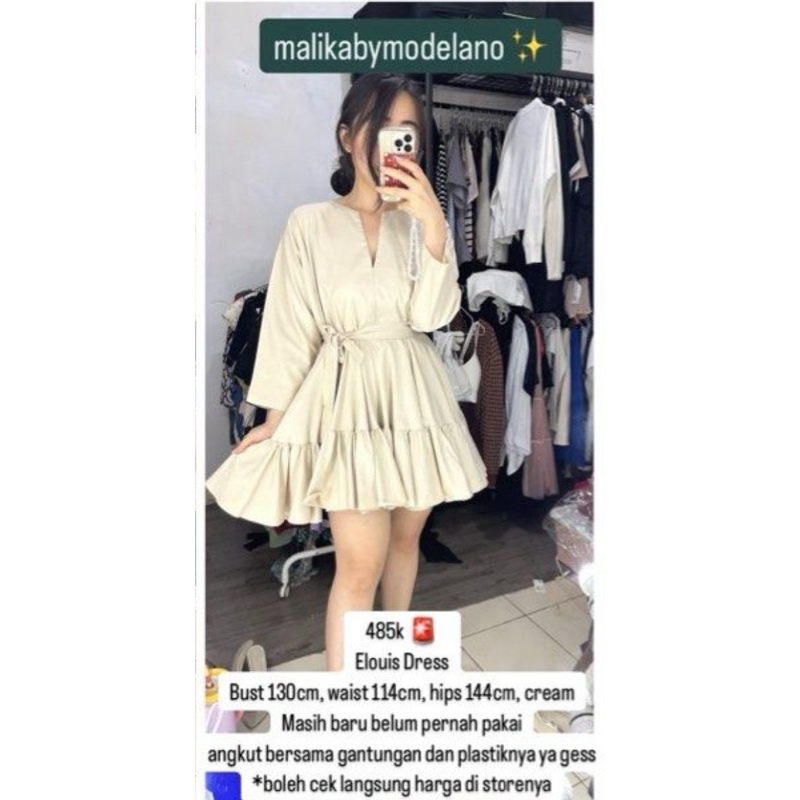 Elouis Dress MalikaByModelano Preloved