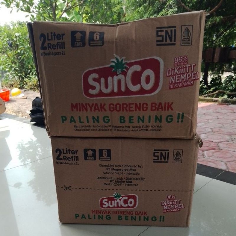 

1 dos minyak Sunco 2 lt ( isi 6 pcs)
