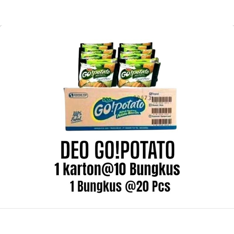 

GO POTATO BISKUIT KENTANG 1 KARTON