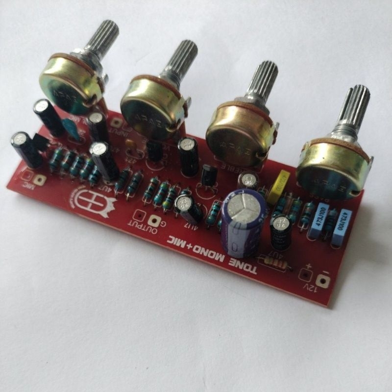 TONE CONTROL MONO + MIC