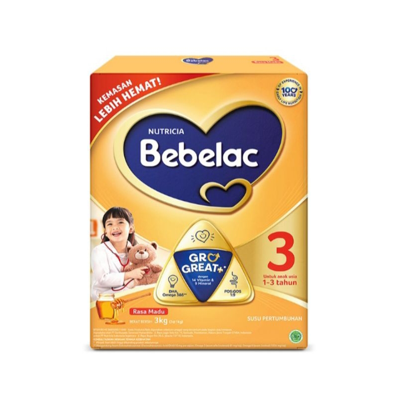 

Bebelac 3 Vanila Susu Pertumbuhan Bubuk 3000 GR