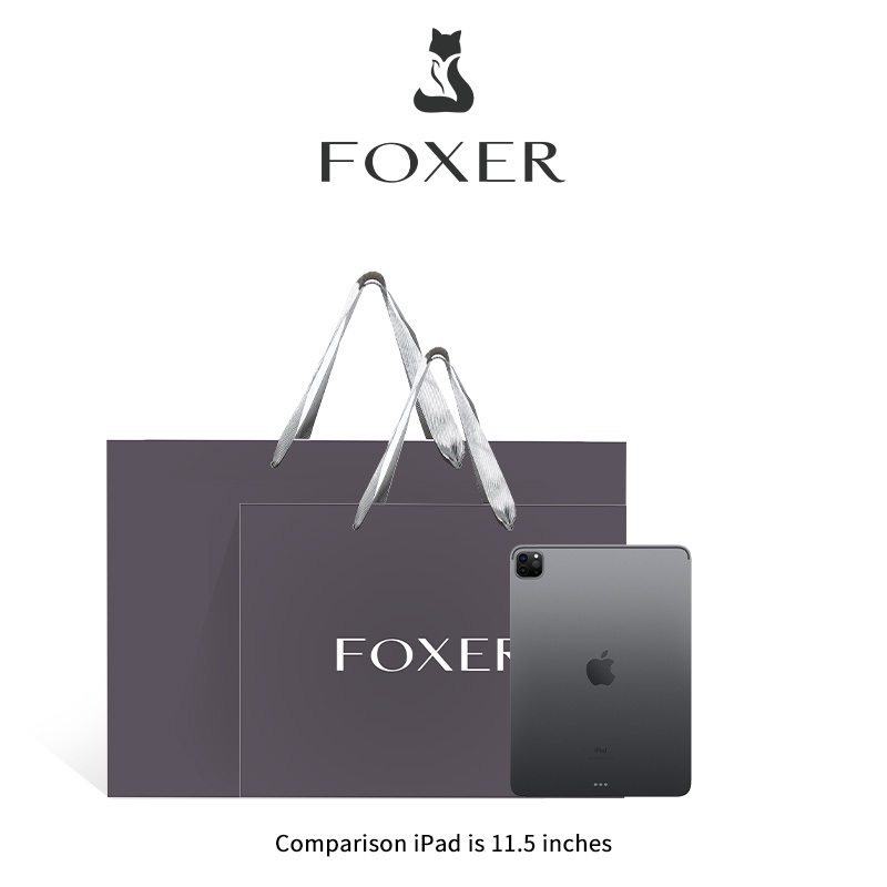 

RK FOXER Tas kertas Tas Hadiah Abu-Abu Biru