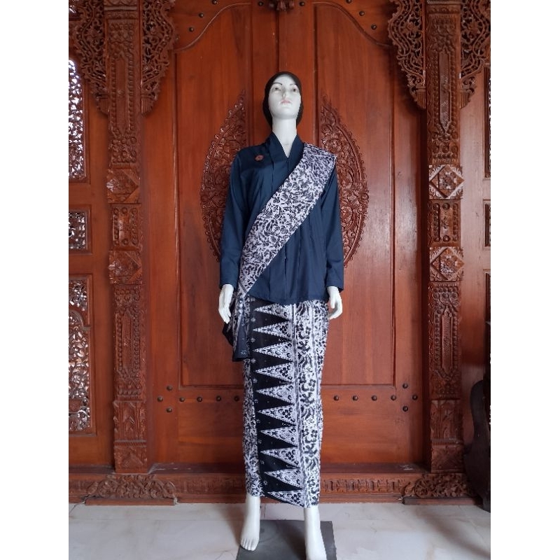 SERAGAM IBI KEBAYA ATASAN NAVY DAN ABU (BONUS PIN IBI) | KEBAYA BIDAN
