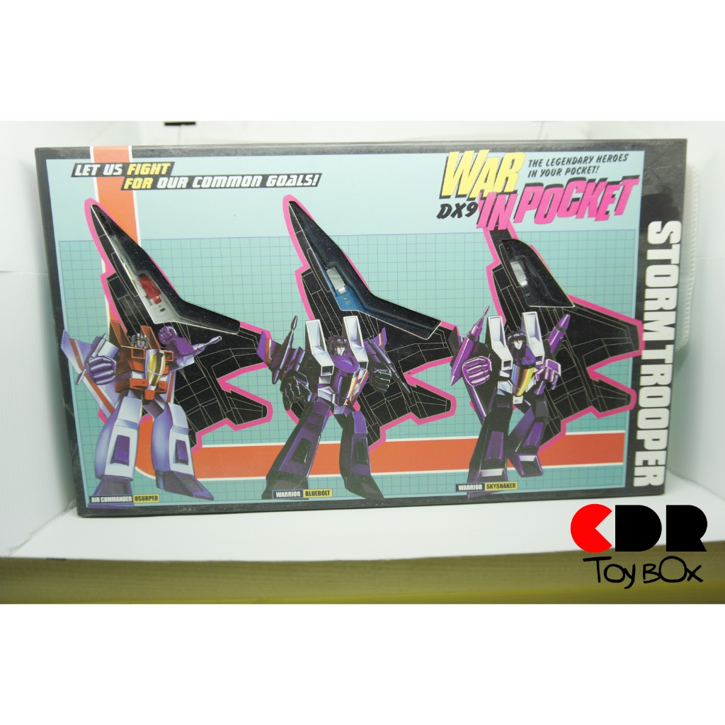 [BIB - USED] Storm Trooper DX9 - War in Pocket - Transformers 3rd party - strascream thunder cracker