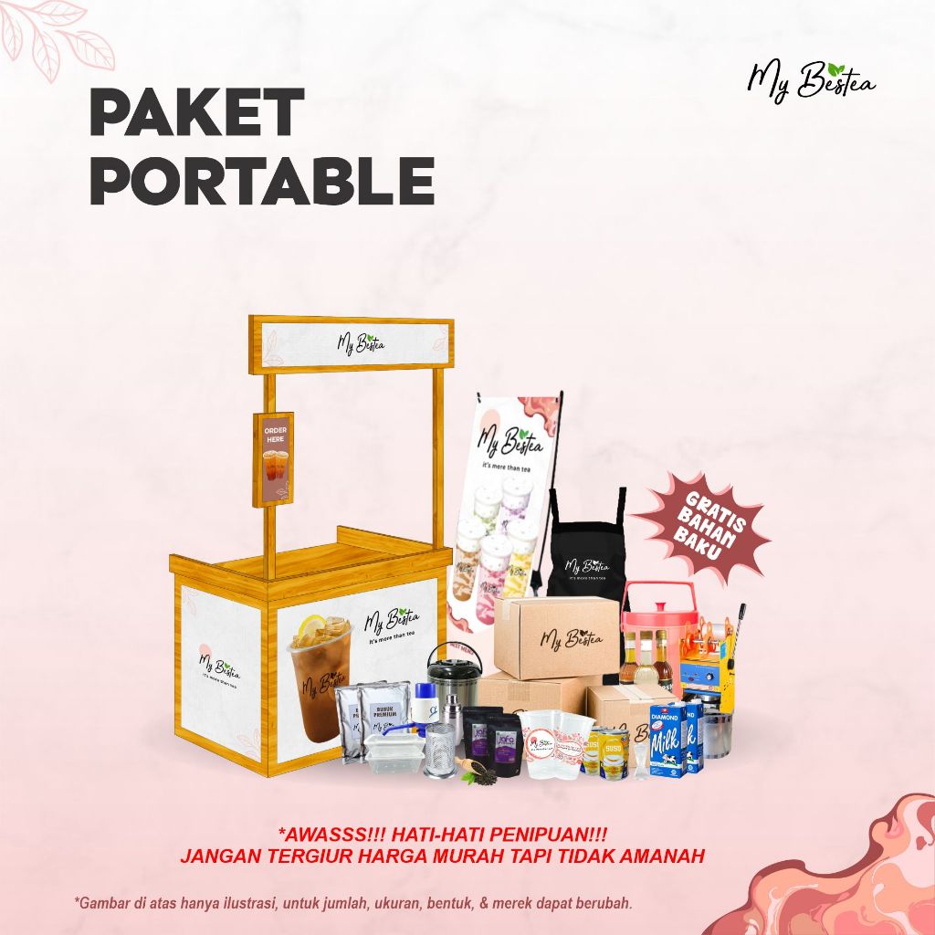 

Paket Lengkap Usaha Minuman Teh - Paket Portable