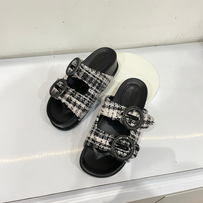 CK SANDAL WANITA FLAT SHOES 593