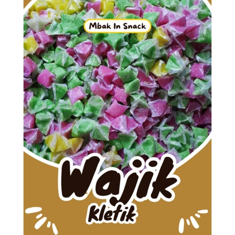 

Wajik Kletik/Wajik Bandung/Wajik Kelapa Fresh 1kg Buatan Baru
