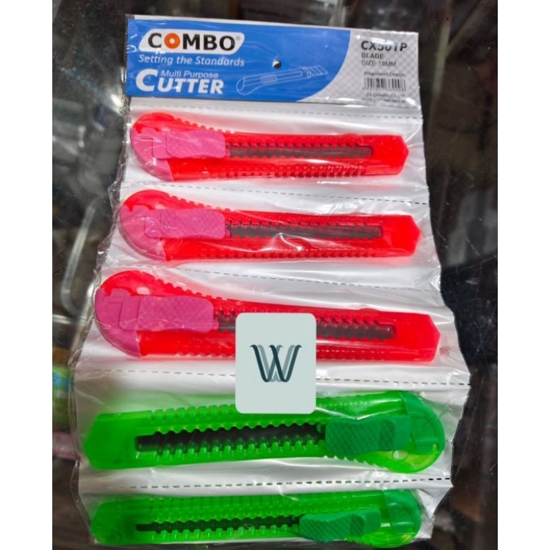 

12 PCS CUTTER BESAR COMBO CX501P SIZE 18MM SUPER TAJAM