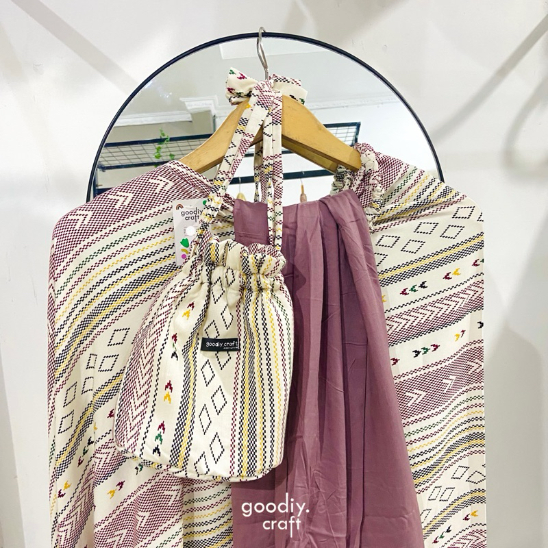 Mukena Katun Rayon Resleting Jumbo Dewasa