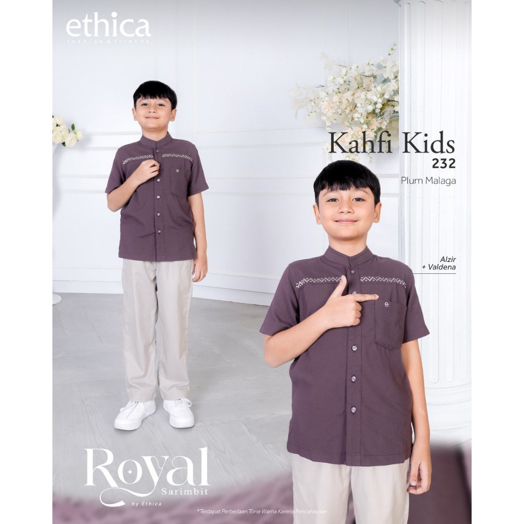 Ethica Kahfi Kids 232 Plum Malaga Koko Anak