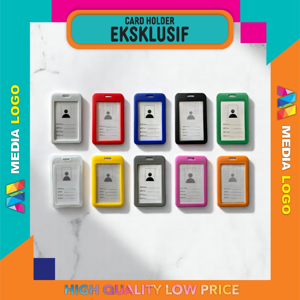 

Id Card Holder/Tempat ID Card 2 sisi-Doff-Exclusive-Termurah