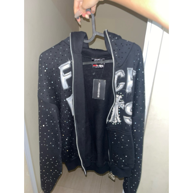 FUCK PATS hoodie zipper black pats archive #fuckpats #patsarchive #hoodiezipper
