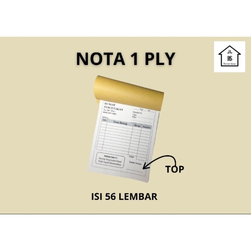 

buku nota penjualan 1 Ply
