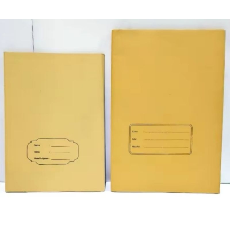 

Sampul Buku Boxy dan Quarto Super Tebal / Sampul Coklat sampul mika dan sampul bening