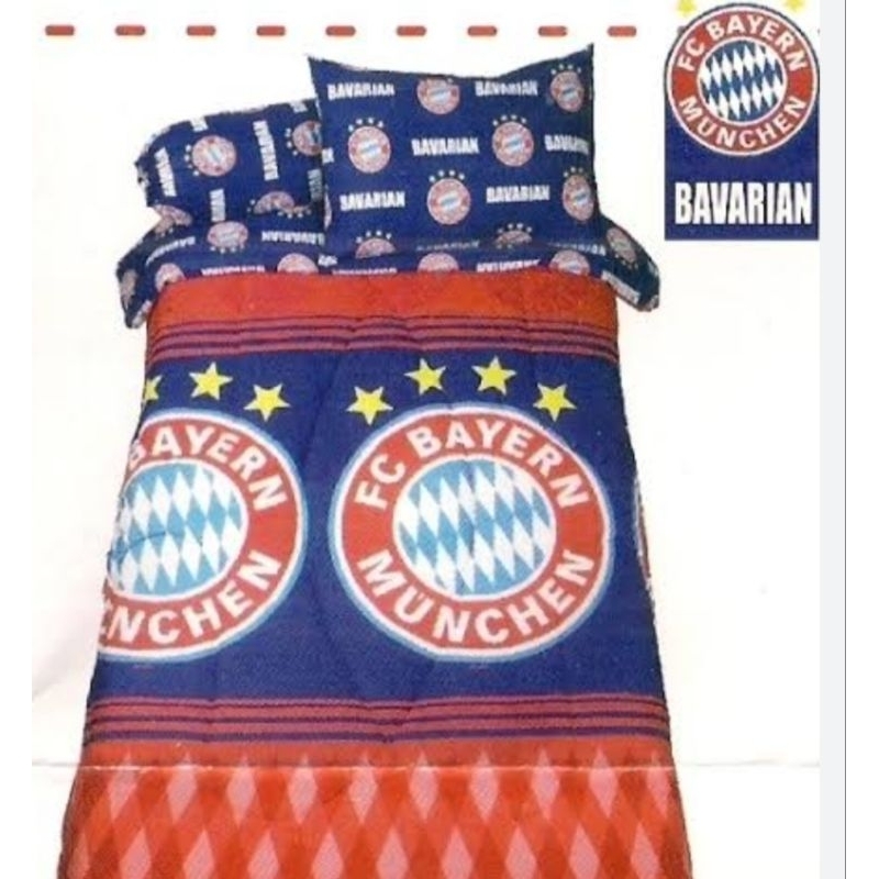 SPREI MY LOVE NO 3 SINGLE 120X200 FULL FITTED - FC BAYERN MUNCHEN