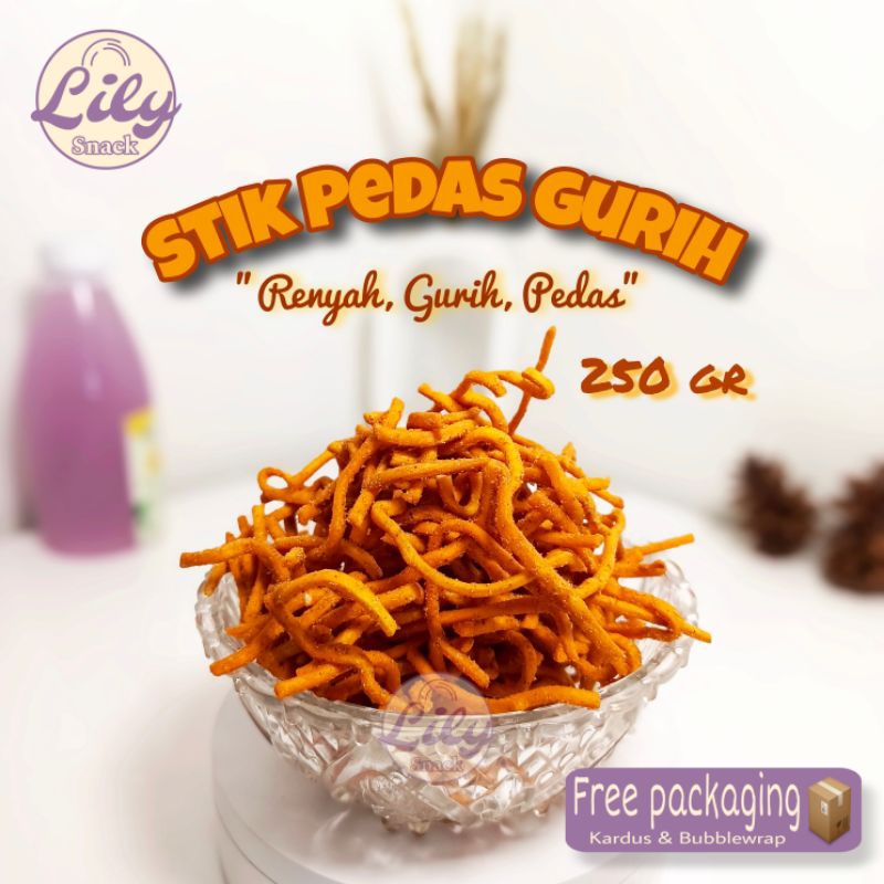 

Stik Pedas Gurih 250 Gram