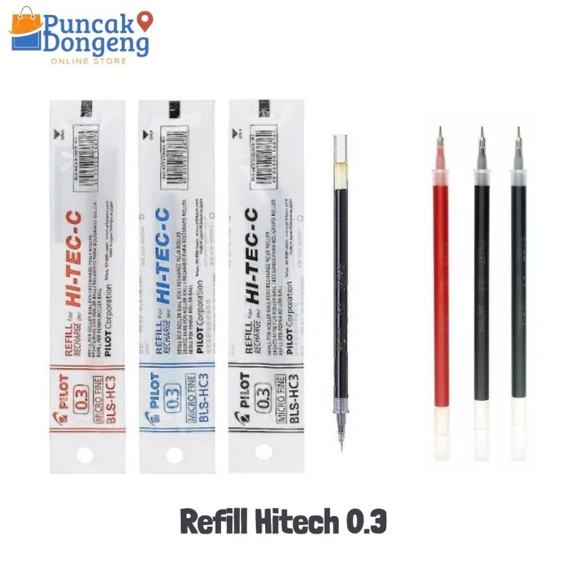 

REFILL HI-TECH/ISI BOLPOINT HI-TECH/ISI ULANG PEN HI-TECH asli 0,3/ Isi Ulang Bolpen HI-TECH( 1 Pics)