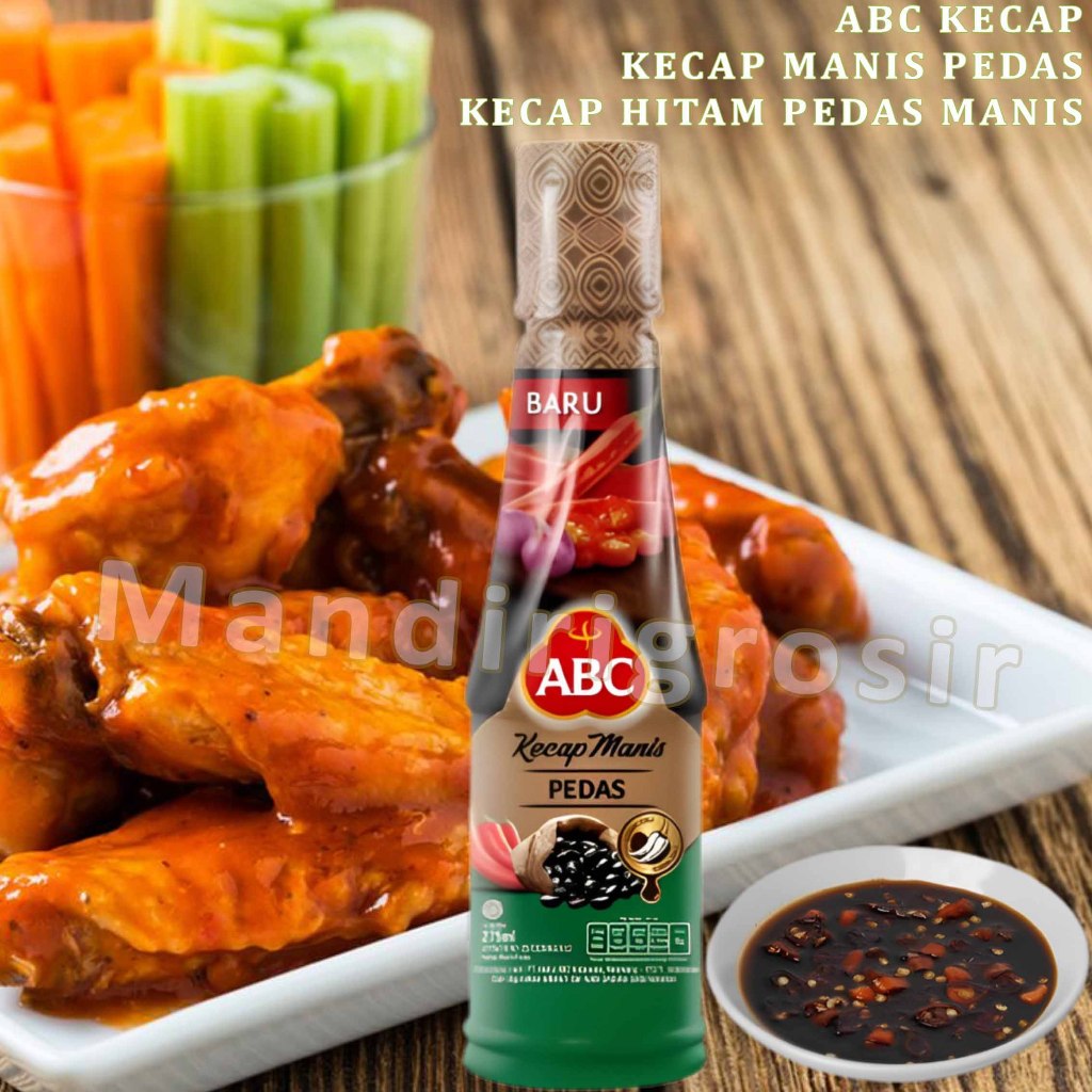 

Kecap Hitam Pedas Manis * ABC Kecap * Kecap Manis Rasa Pedas * 275ml