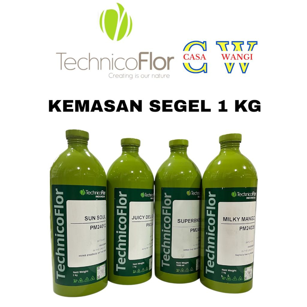 ( 1 KG ) BIBIT PARFUM ( tfi ) SEGEL TECHNICOFLOR MURNI SEGEL PABRIKAN ORIGINAL 1KG