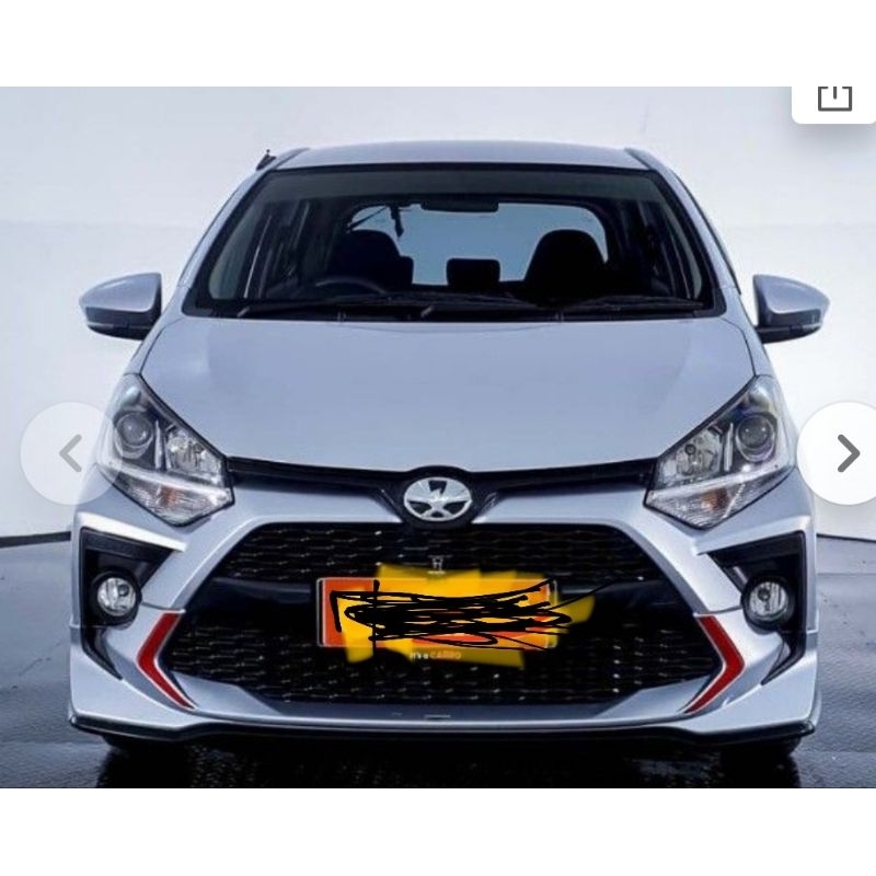 bodykit toyota agya 2019 2020 2021 2022 bodykit agya gr bodykit agya