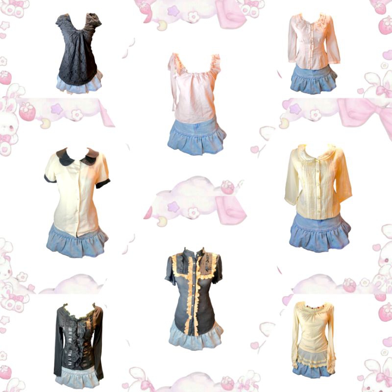 𝑹𝑨𝑺𝑯𝑰𝑶𝑵 | couquette | jiraikei | himekaji | sawako | harajuku | y2k | grunge | kawaii | lolita fashi