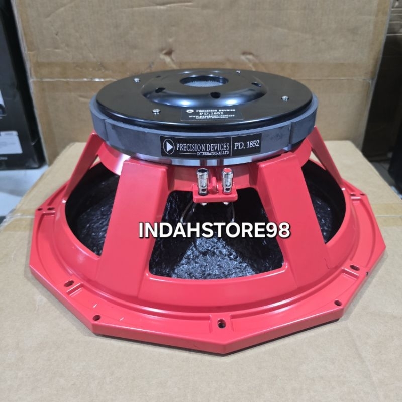 Speaker 18 Inch PD 1852 Merah Coil 5" Speker Precision Devices PD 1852 Sub 18 inc
