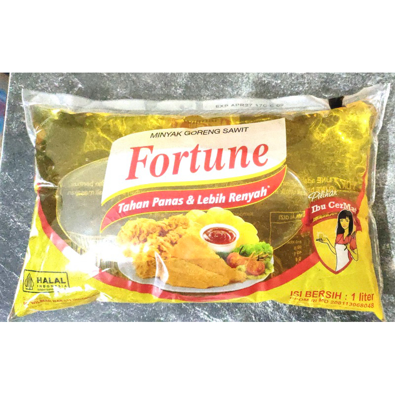 

MINYAK GORENG FORTUNE BANTAL 1L (PACKING FREE BUBBLE WRAP)