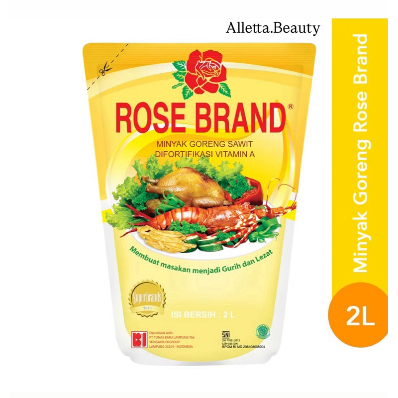 

JKL Rose brand minyak goreng Pouch (1 Liter & 2 Liter)
