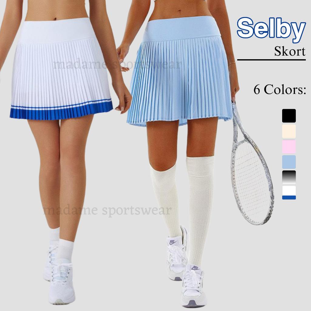 MSW – Selby Padel Tennis Skort – Rok Celana Olahraga Golf Tennis Wanita Padel Outfit