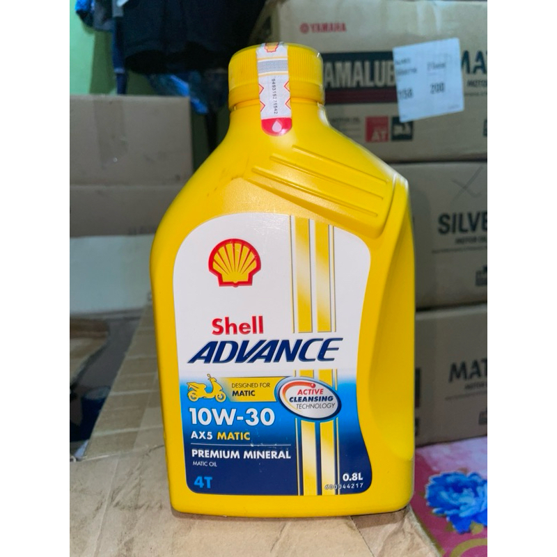 Oli shell Advance 10W-30 4T 0,8L