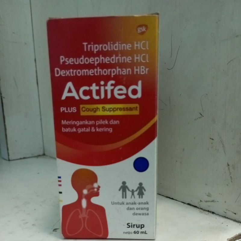 Actifed Plus Cough Suppressant