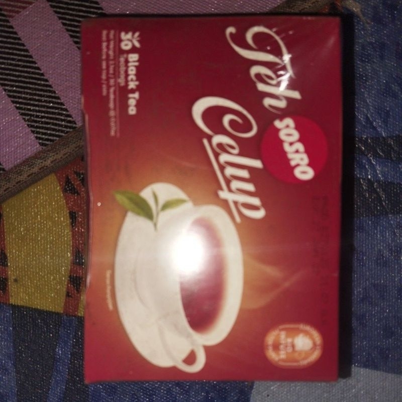 

teh celup Sosro 30's black tea