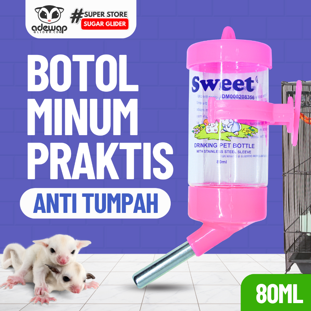 ADEWAP GLIDER Botol Minum Sugar Glider 80 Ml