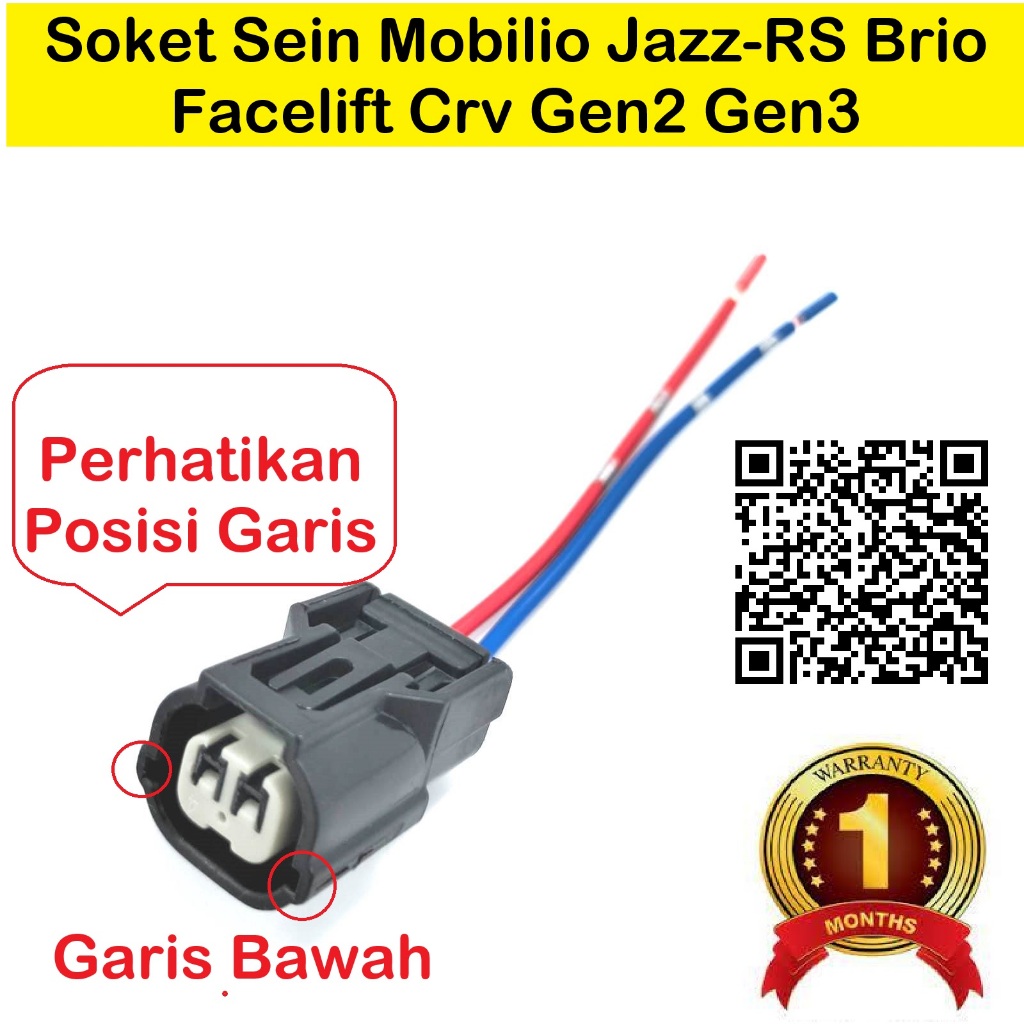 Soket Sein Honda Mobilio Jazz RS Brio Facelift Crv Gen Lampu Depan Sen Socket