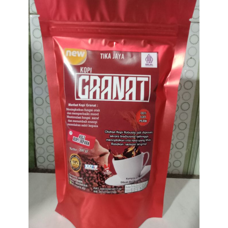 

kopi granat 100% murni