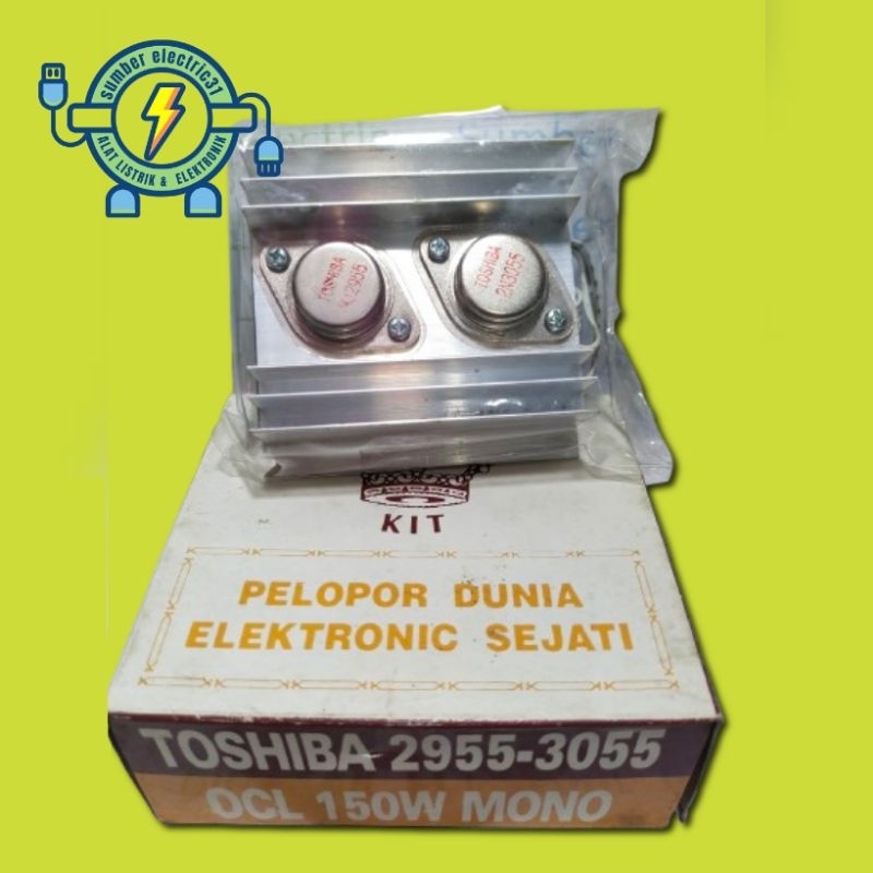 KIT DRIVER POWER AMPLIFIER OCL 150 WATT MONO TOSHIBA 2955-3055