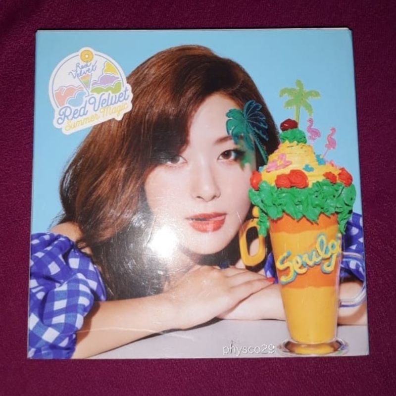 [BOOKED] Album Red Velvet Summer Magic Seulgi cover Summag Limited SECOND PRESS + Photocard Wendy