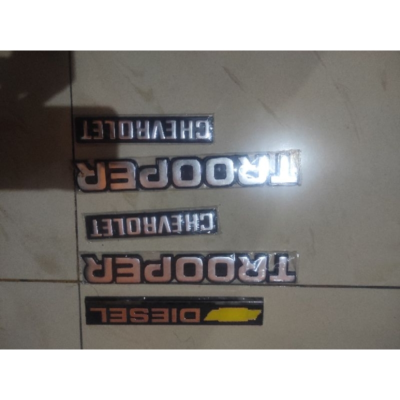 emblem chevrolet isuzu trooper