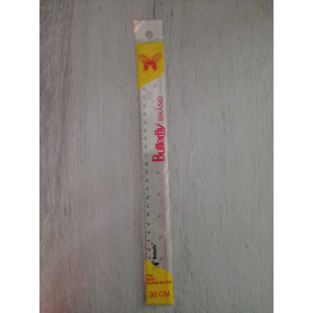 

penggaris 30 cm (butterfly) (accord)