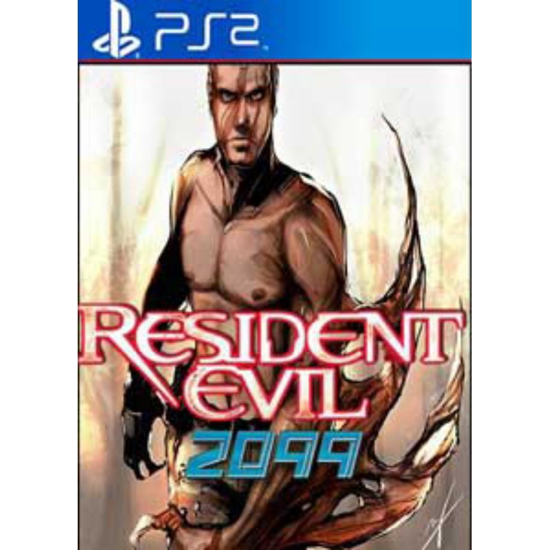 KASET PS2 Slim Dan Fat RESIDENT EVIL 2099 PS 2 KASET TULIS SPIDOL.