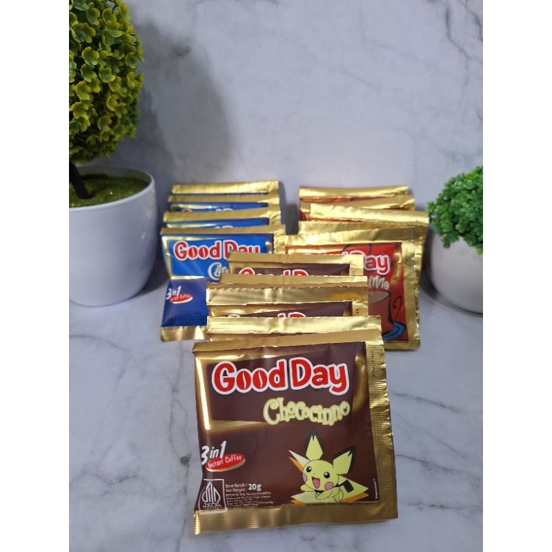 

GOODDAY Varian Rasa Mochacino//Carabian nut// Choco cino Kemasan renceng