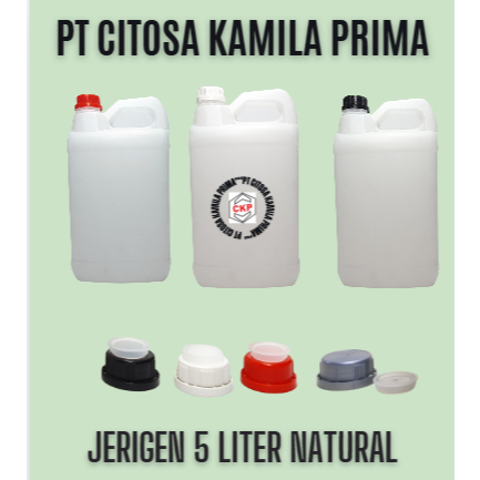 Jerigen 5 L Natural Hdpe / Jerigen Hdpe / Jerigen / Jerigen Madu / Jerigen Softener / Jerigen 5 L