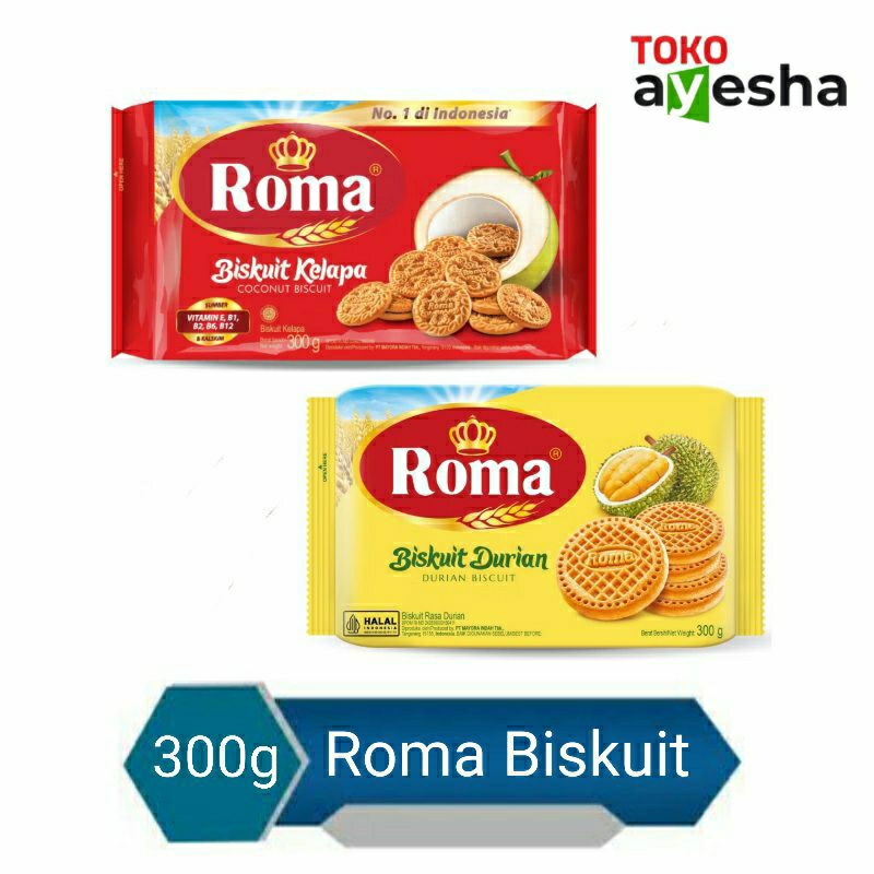 

Roma Biscuit Kelapa 300 Gram