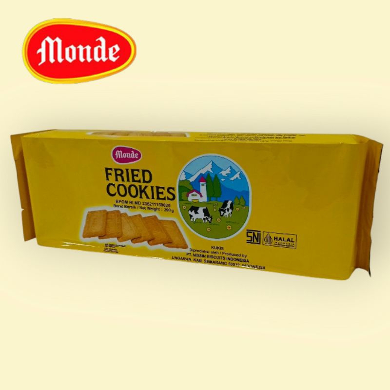 

Monde Fried Cookies 200 gram